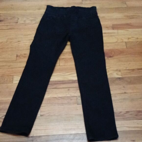 Gloria Vanderbilt Black Straight-Leg Pants Sz 10 - Picture 1 of 6